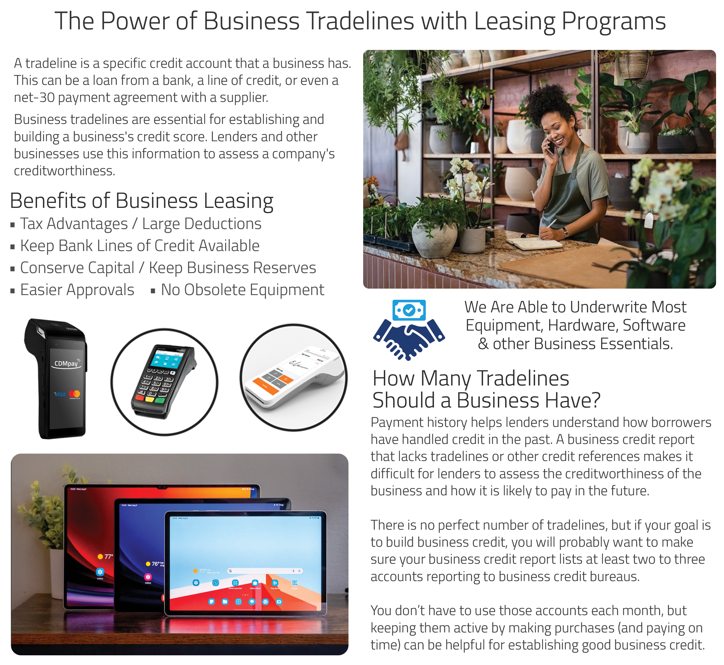 The Power of Business Tradelines with Leasing Programs