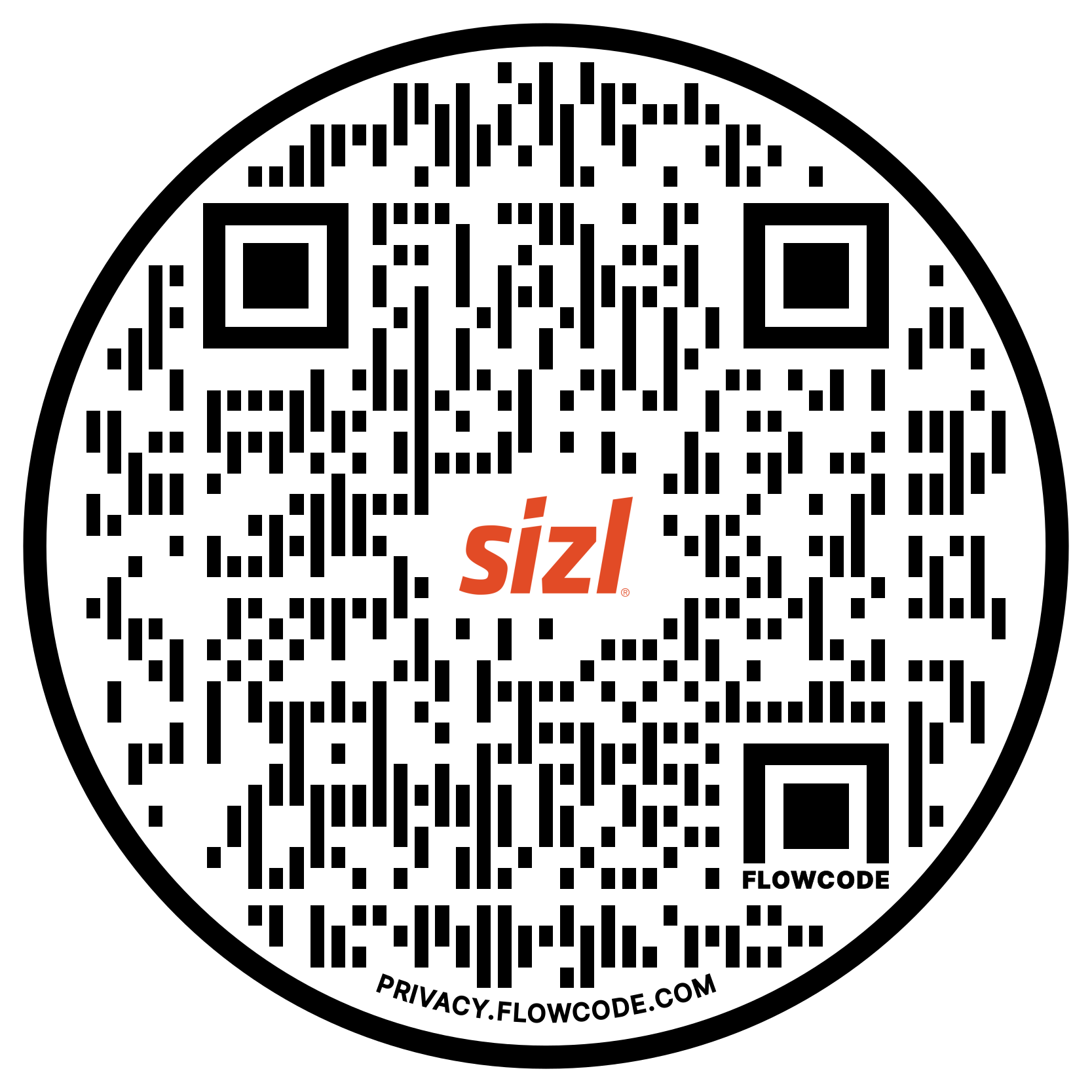 Custom Branded SIZL QR Code