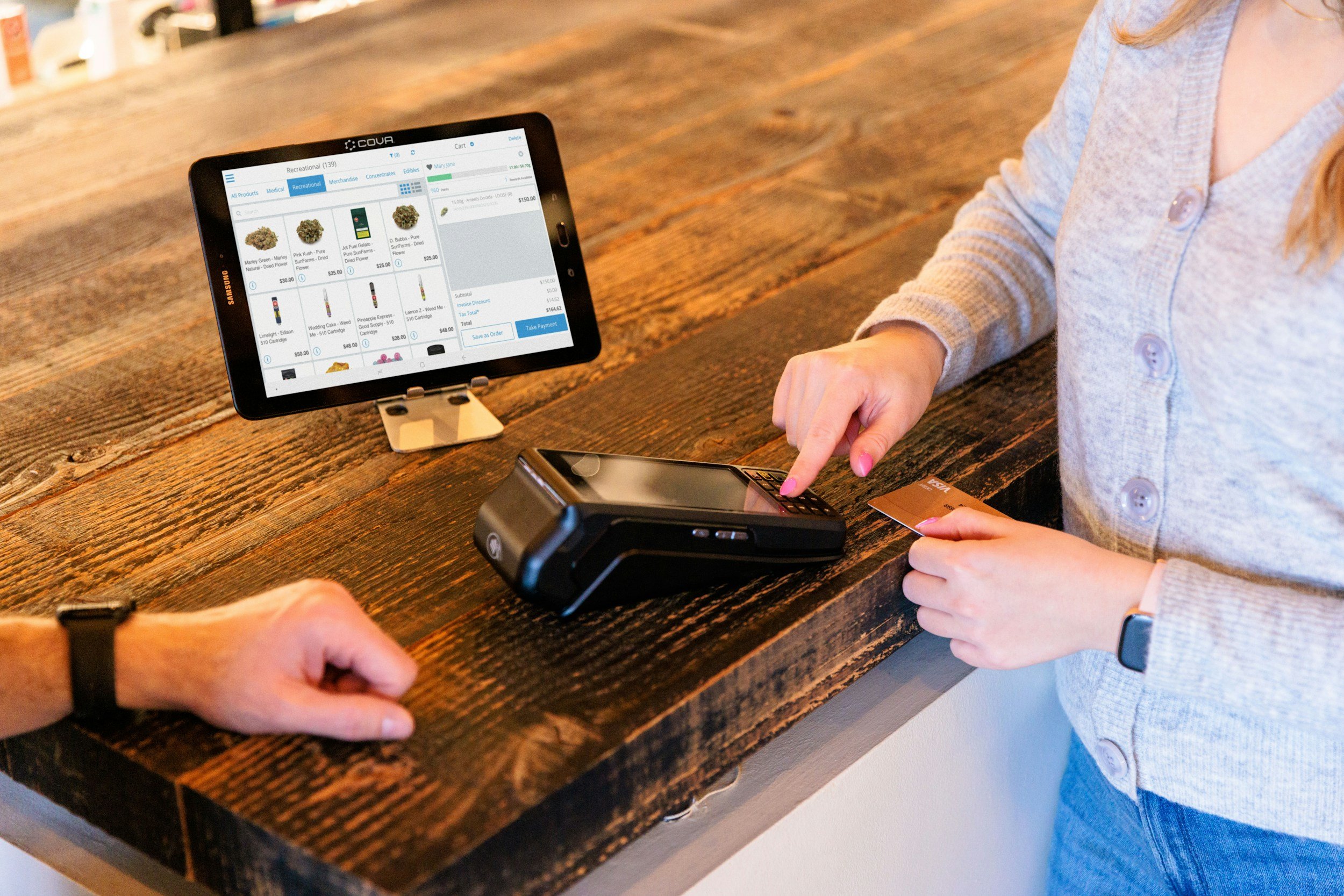 Dispensary Customer Payment Checkout